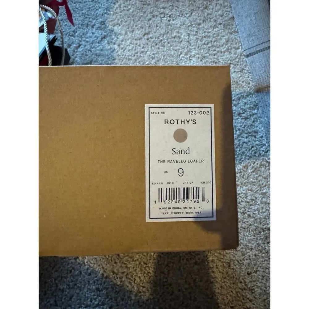 Rothy’s Men’s The Ravello Loafer Sand Size 9